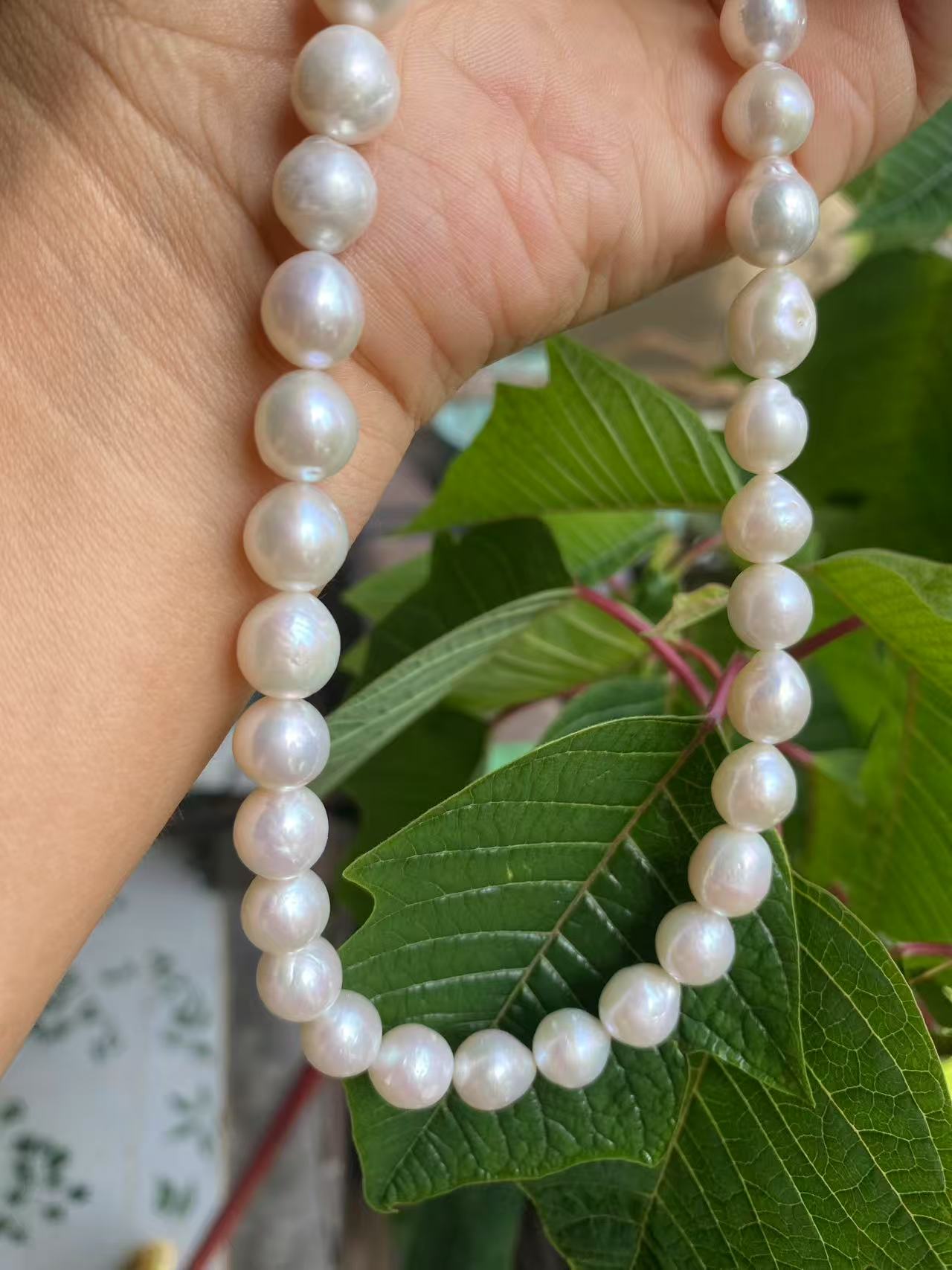 Fresh water pearl Necklace, 10mm, S925